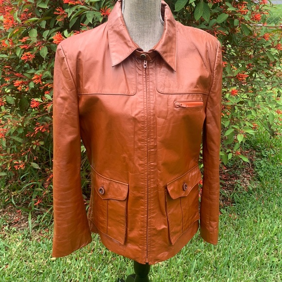Vintage Garrett Men’s Leather Jacket - Picture 3 of 16